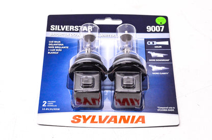 Sylvania 9007ST.BP2 Sylvania Silverstar Headlight Qty 2 NOS