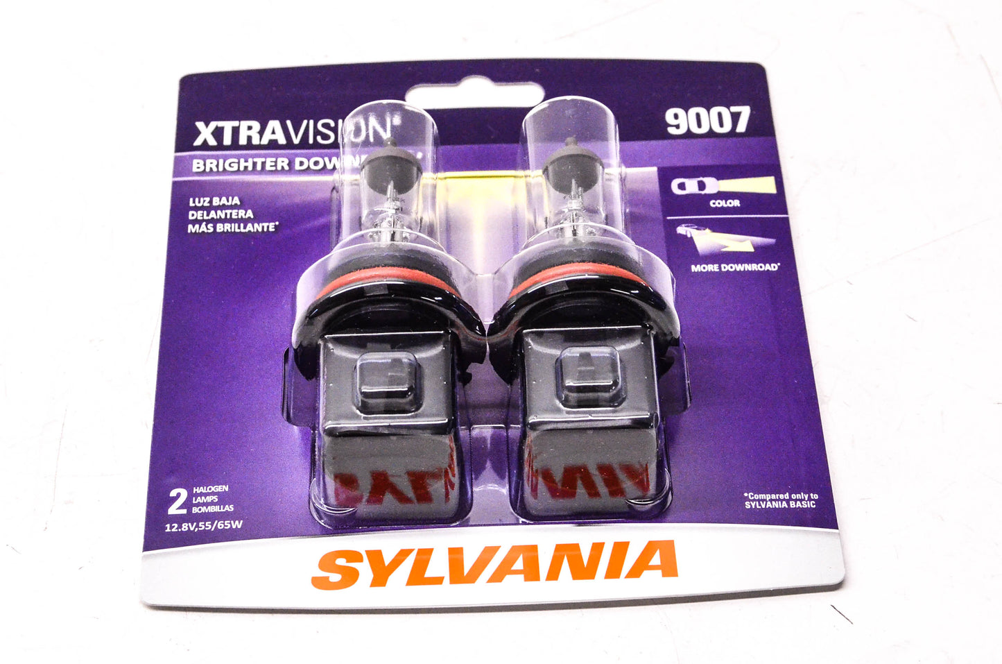 Sylvania 9007XV.BP2 Sylvania XtraVision Headlight Qty 2 NOS
