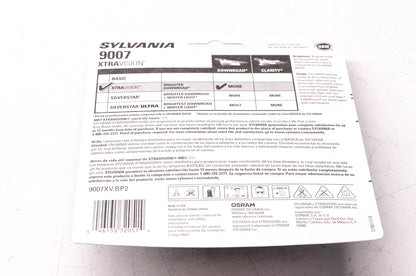 Sylvania 9007XV.BP2 Sylvania XtraVision Headlight Qty 2 NOS