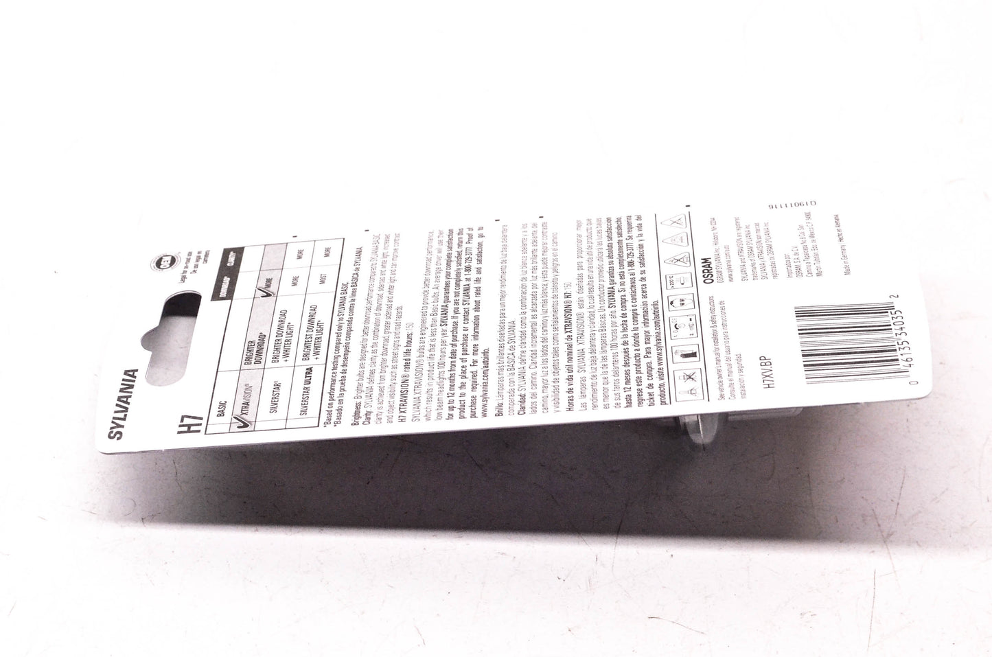 Sylvania H7XV.BP Sylvania XtraVision Headlight NOS