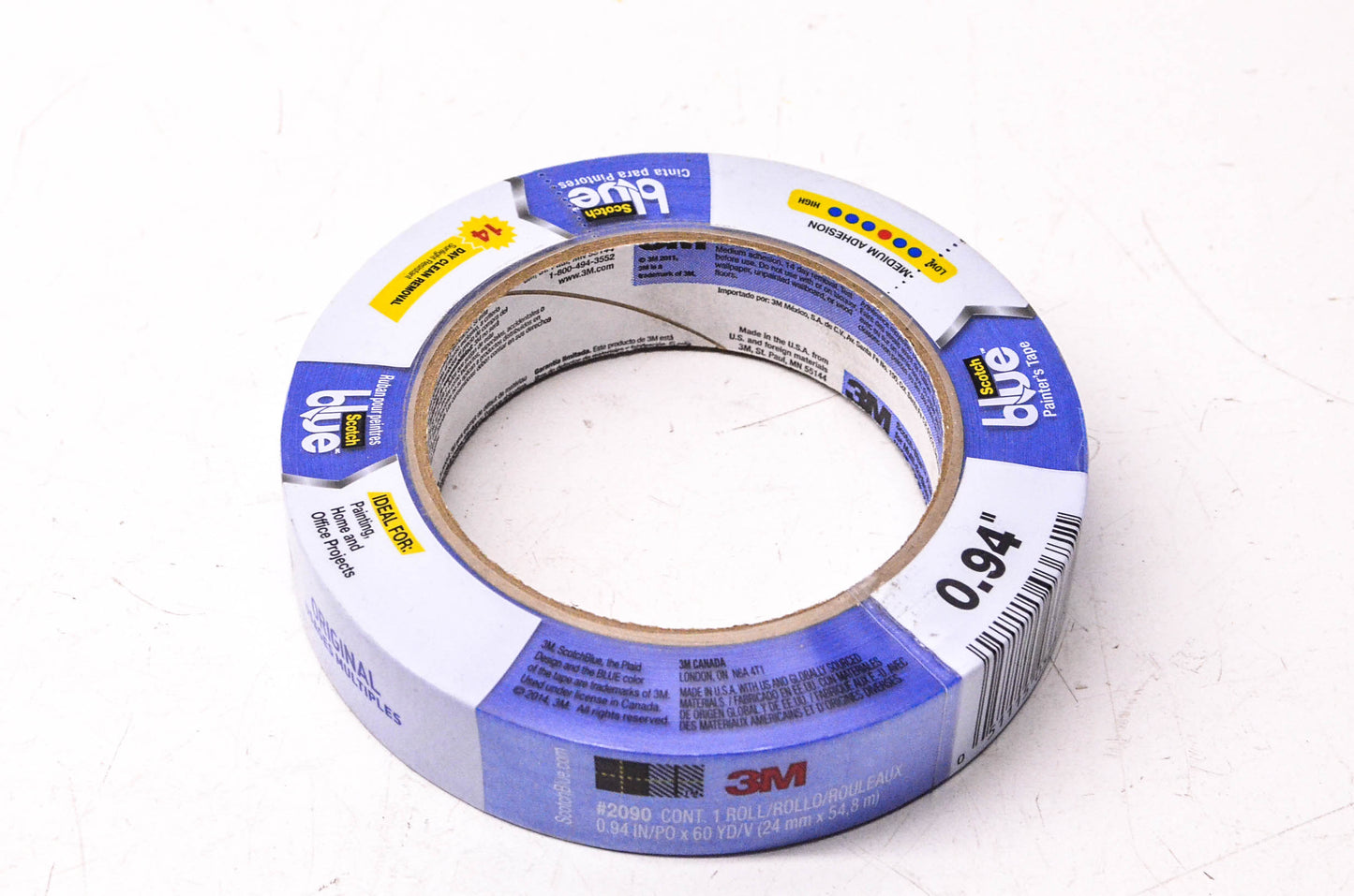 3M 2090-24EC, 51115036811 Blue Scotch Painter's Tape NOS