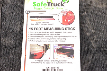 SafeTruck LMS102 15' Foldable Measuring Stick NOS