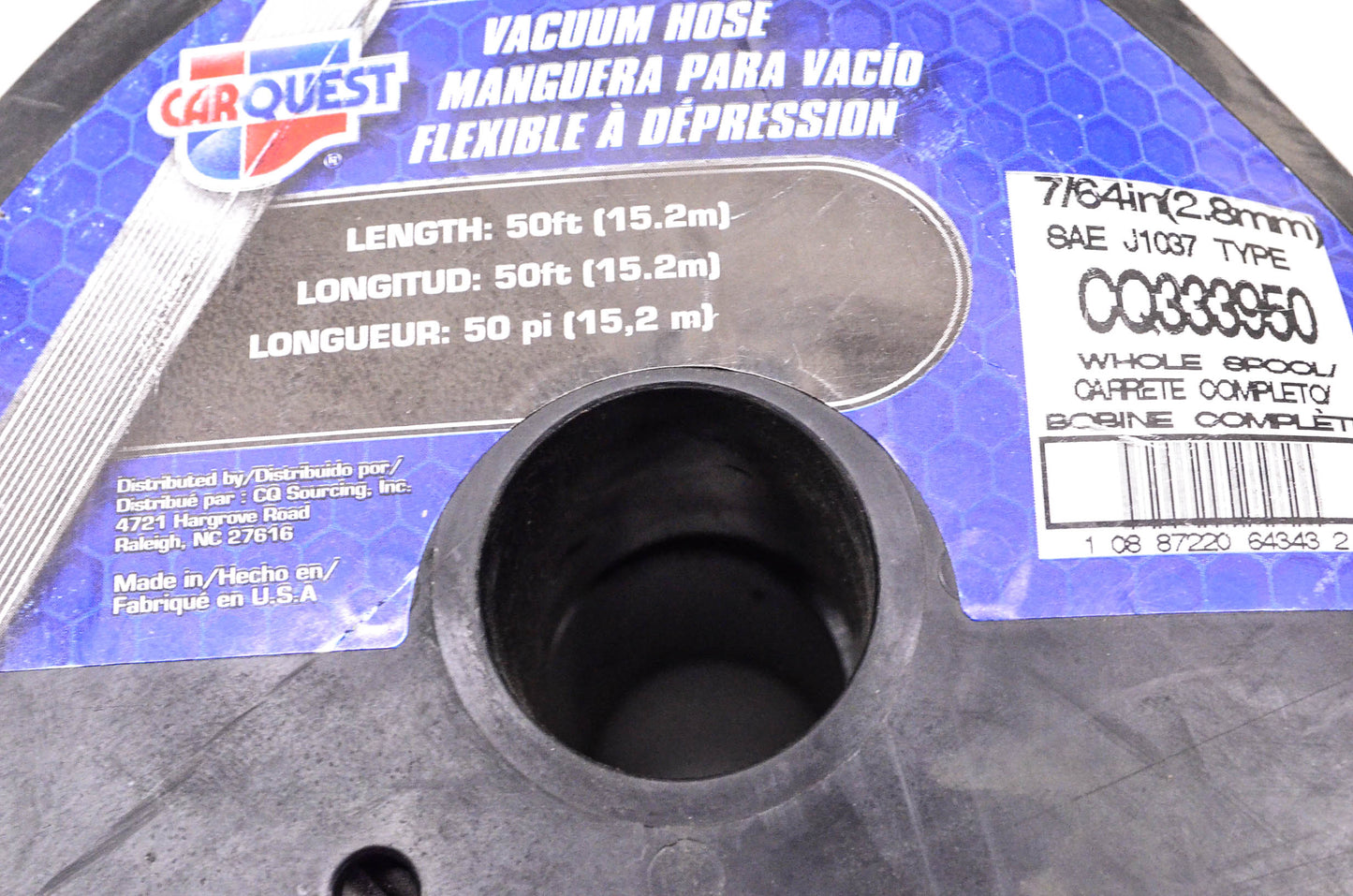 Carquest CQ333950 50' Vacuum Hose 7/64" SAE J1037 Type NOS