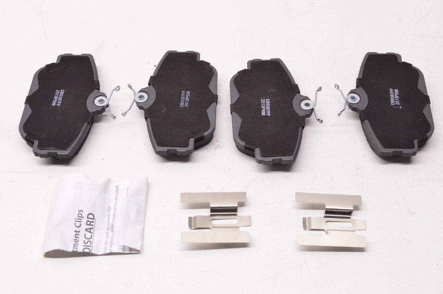 Wearever PNAD598, 2513p Wearever Platinum Ceramic Brake Pad Kit NOS