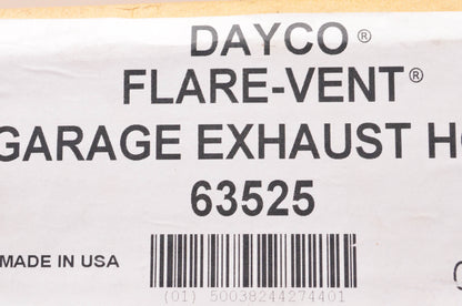 Dayco 63525 Flare-Vent Garage Exhaust Hose NOS