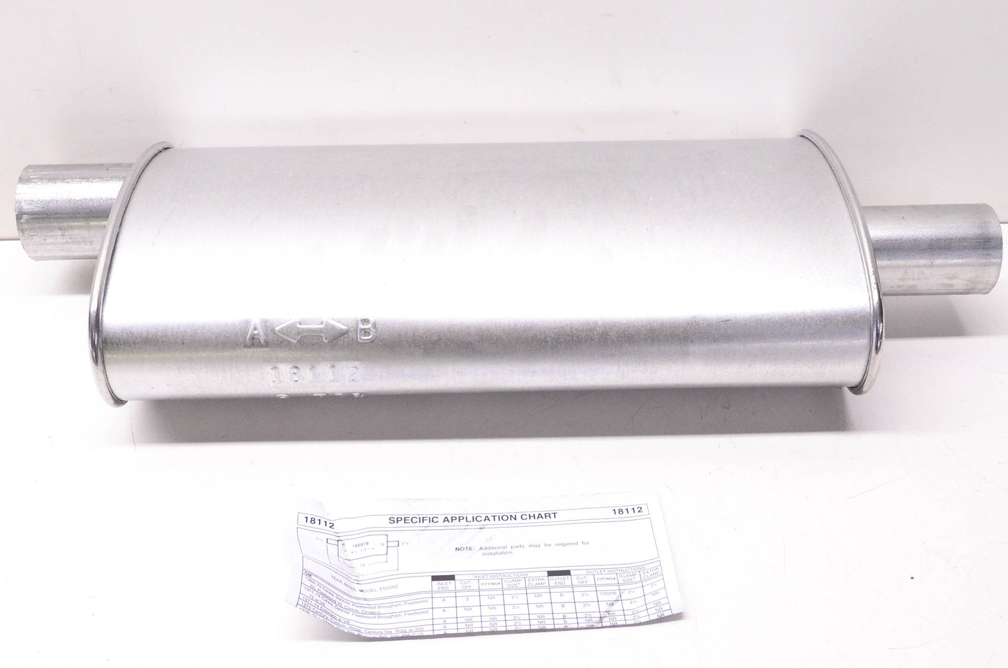 Walker 18112 Muffler NOS