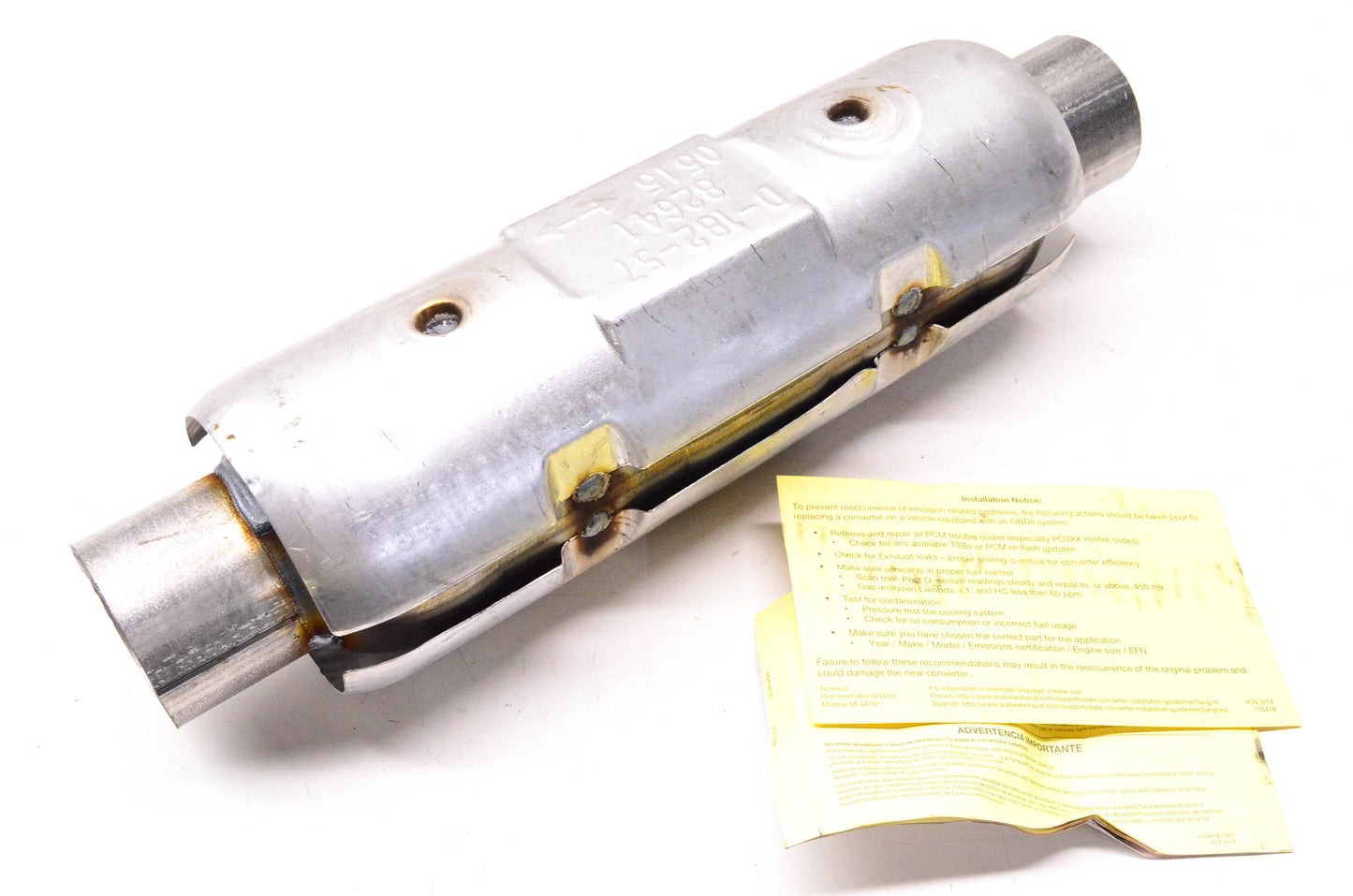 Walker 82641 Universal Catalytic Converter NOS