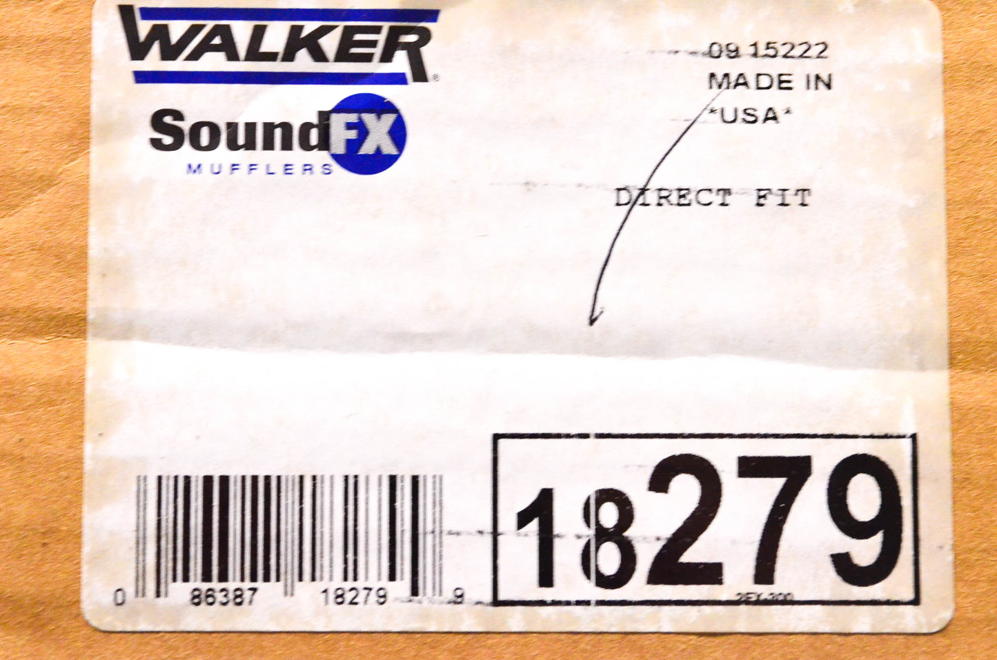Walker 18279 Exhaust Muffler Direct Fit for 83-86 Toyota Camry NOS