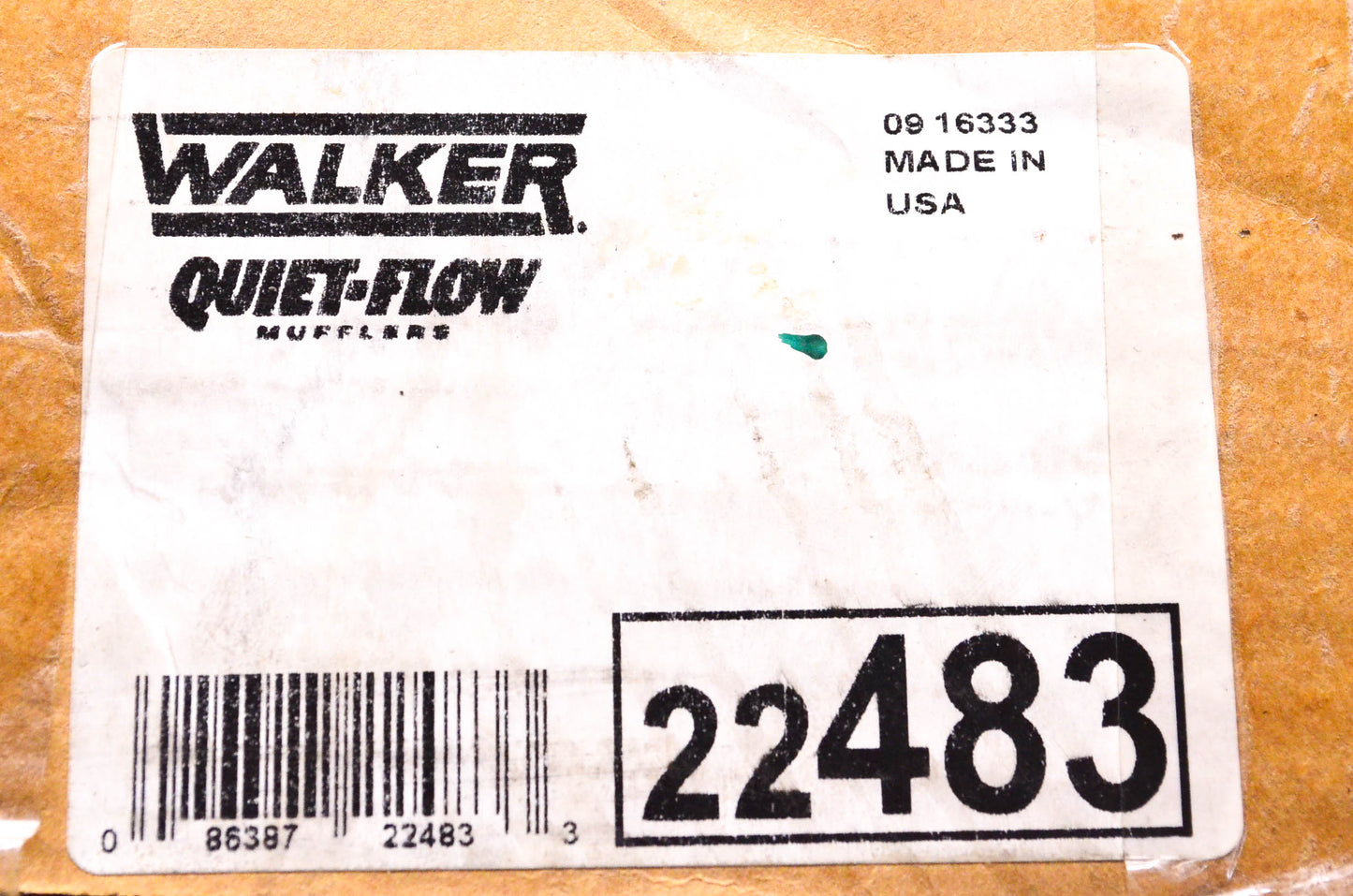 Walker 22483 Quiet Flow Muffler NOS