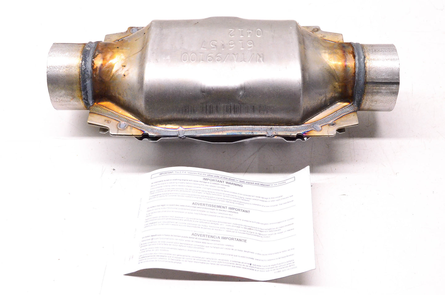 Walker 15038 Catalytic Converter Front/Rear Driver Passenger Side Universal NOS