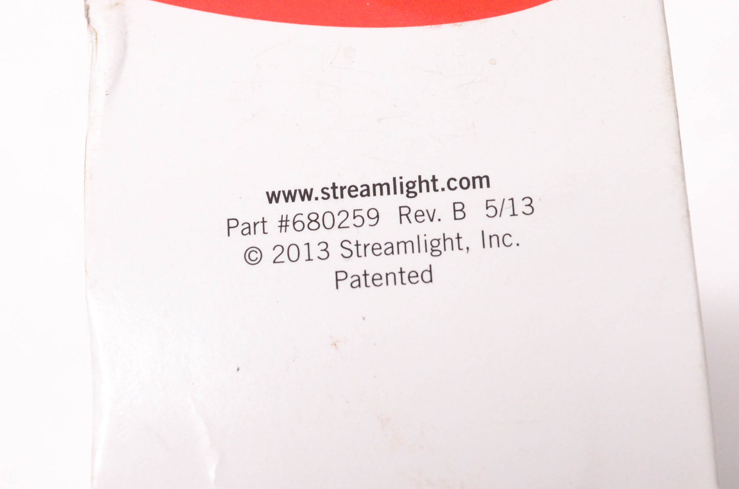 Streamlight 680259 Yellow LED Flashlight 4AA NOS
