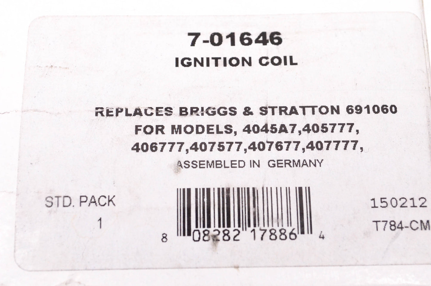 Prime Line 7-01646 Ignition Coil NOS