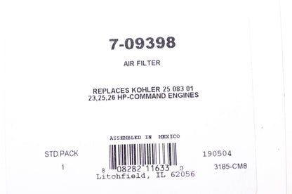 Prime Line 7-09398, 25 083 01 Air Filter NOS