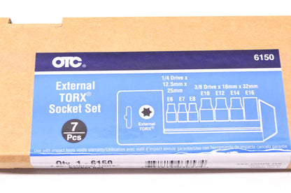 OTC 6150 External TORX 7pc Socket Kit NOS