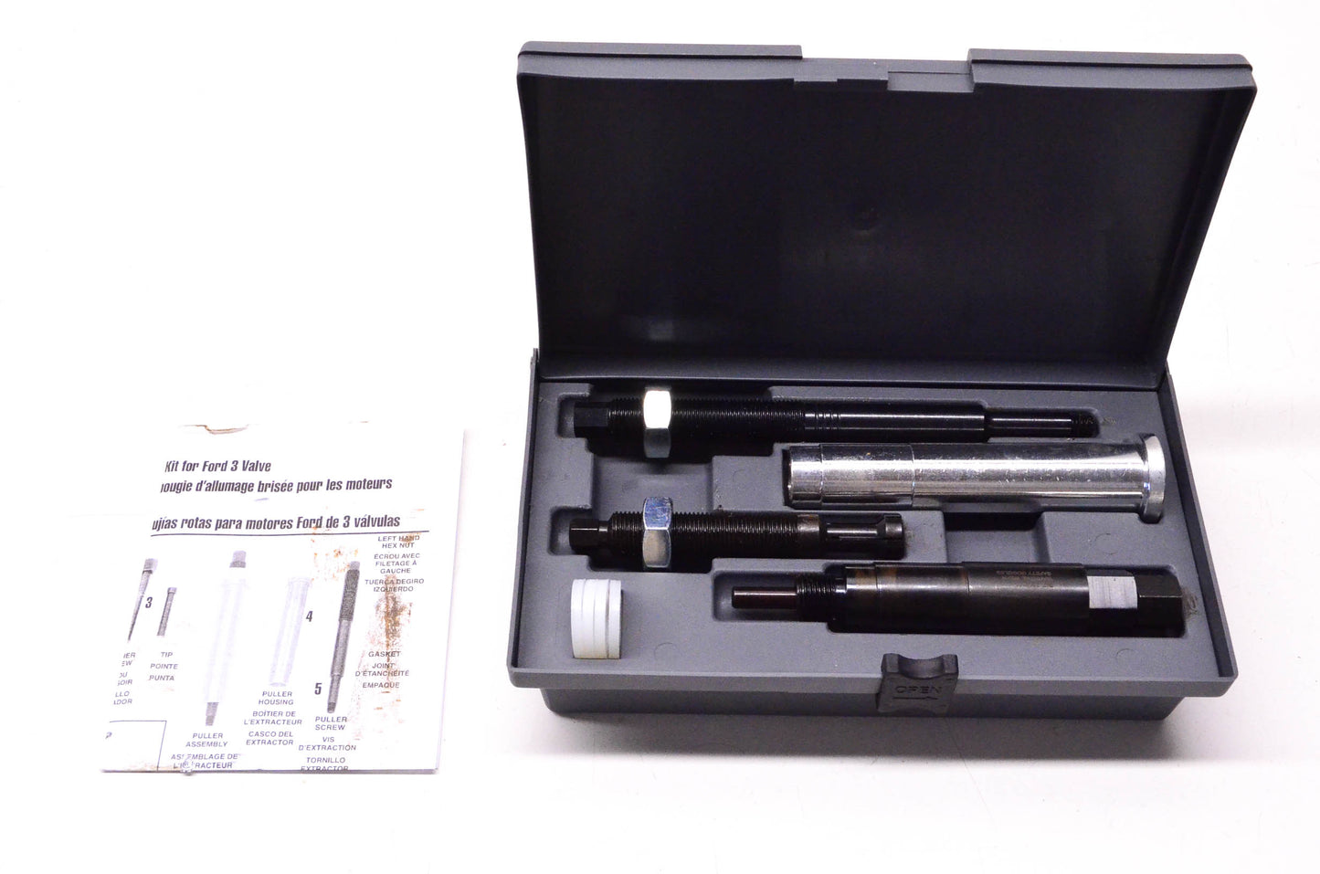 Lisle 65700 Broken Spark Plug Remover Kit NOS
