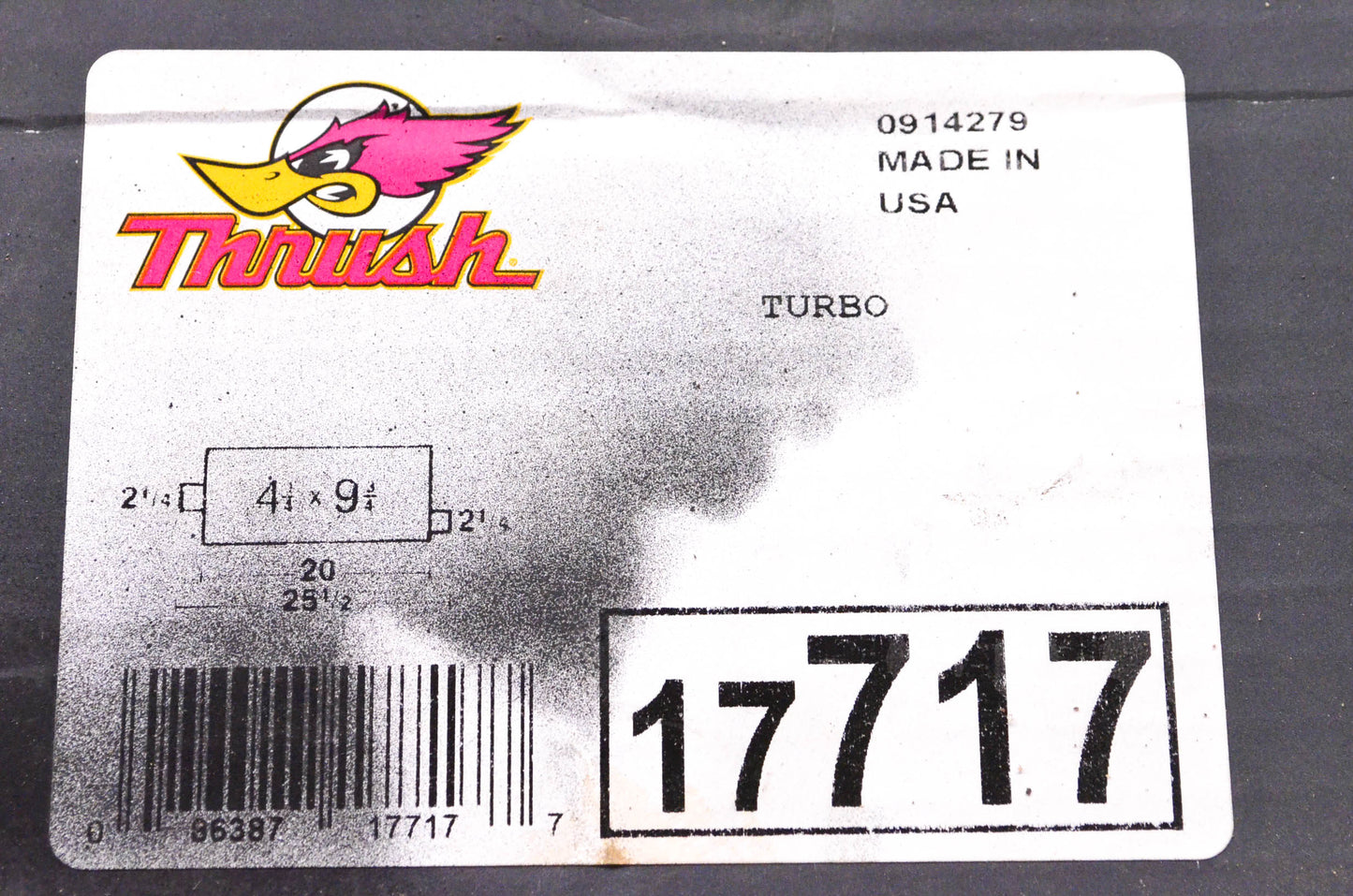 Thrush 17717 Thrush Turbo Muffler NOS