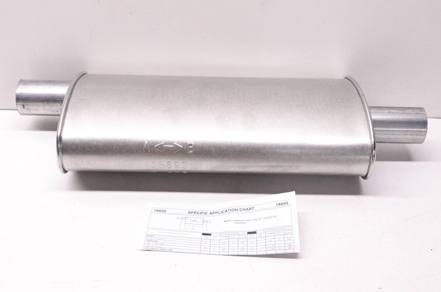 Walker 18692 Sound Solution Muffler NOS
