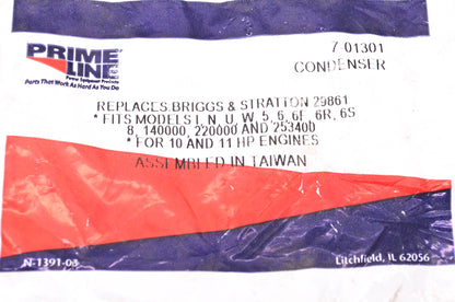 Prime Line 7-01301, 29861 Condenser NOS
