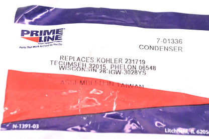 Prime Line 7-01336, 231719, 32015 Condenser NOS