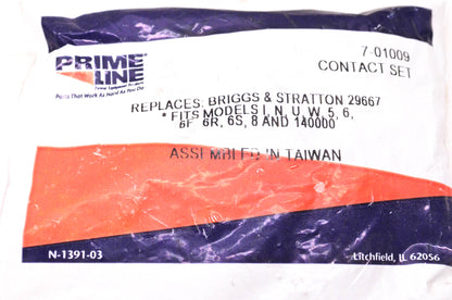 Prime Line 7-01009, 29667 Contact Set NOS