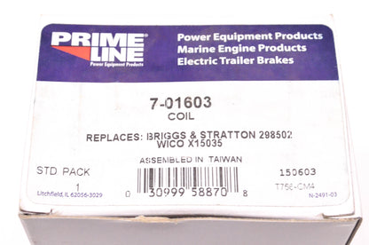 Prime Line 7-01603, 298502, X15035 Ignition Coil NOS