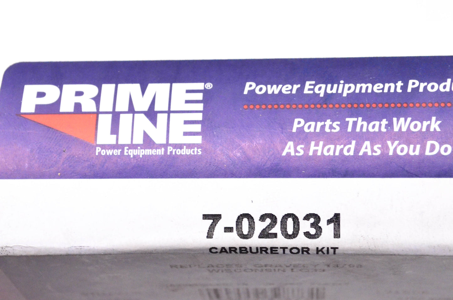 Prime Line 7-02031, 13798, LQ33 Carburetor Kit NOS
