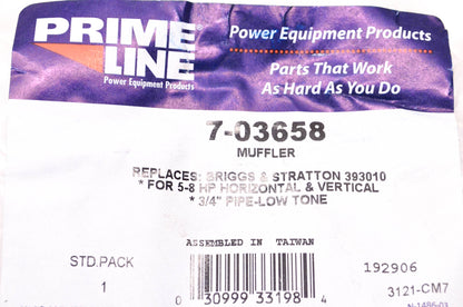 Prime Line 7-03658, 393010 Muffler NOS