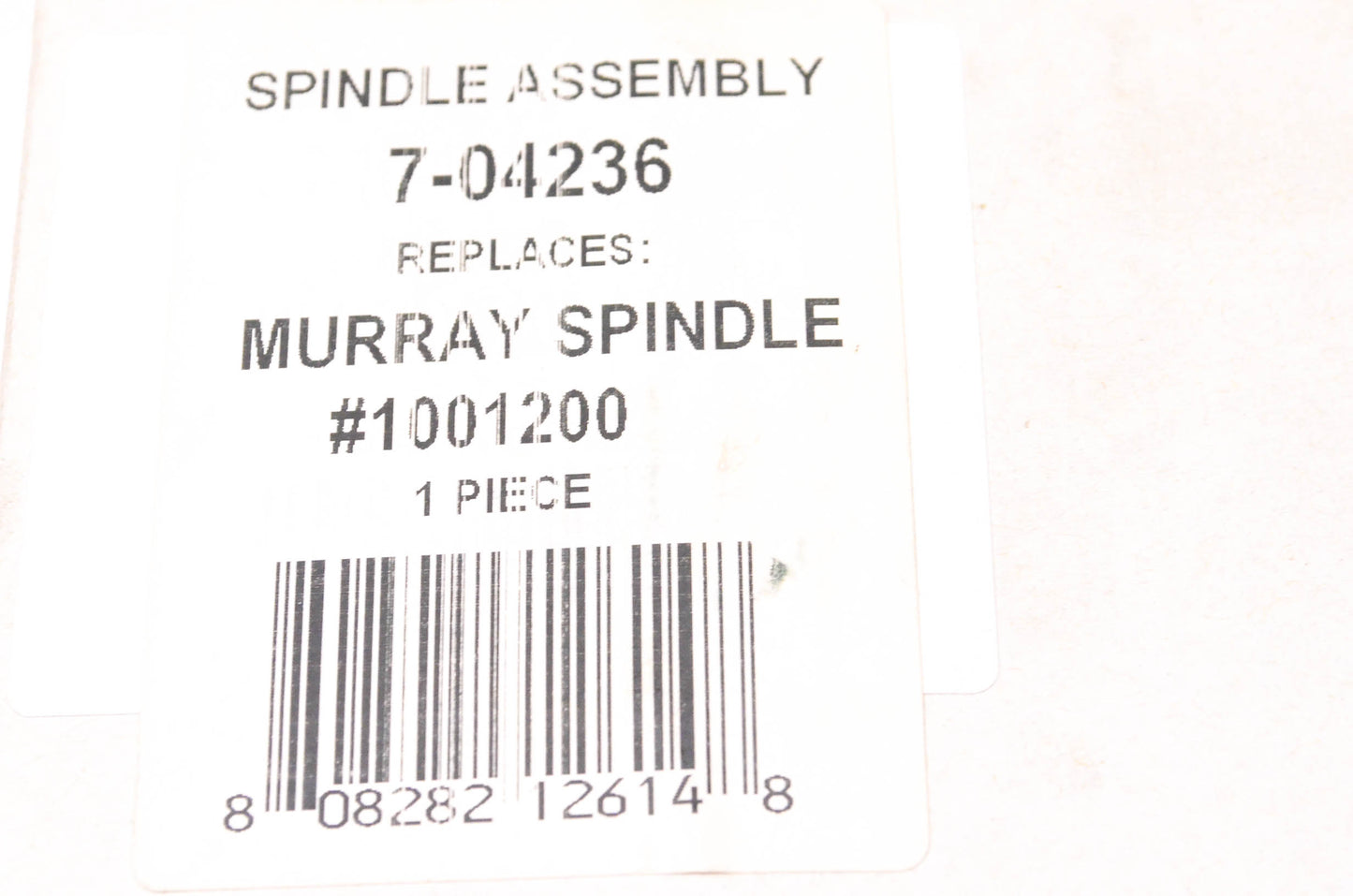 Prime Line 7-04236, 1001200 Spindle Assembly NOS