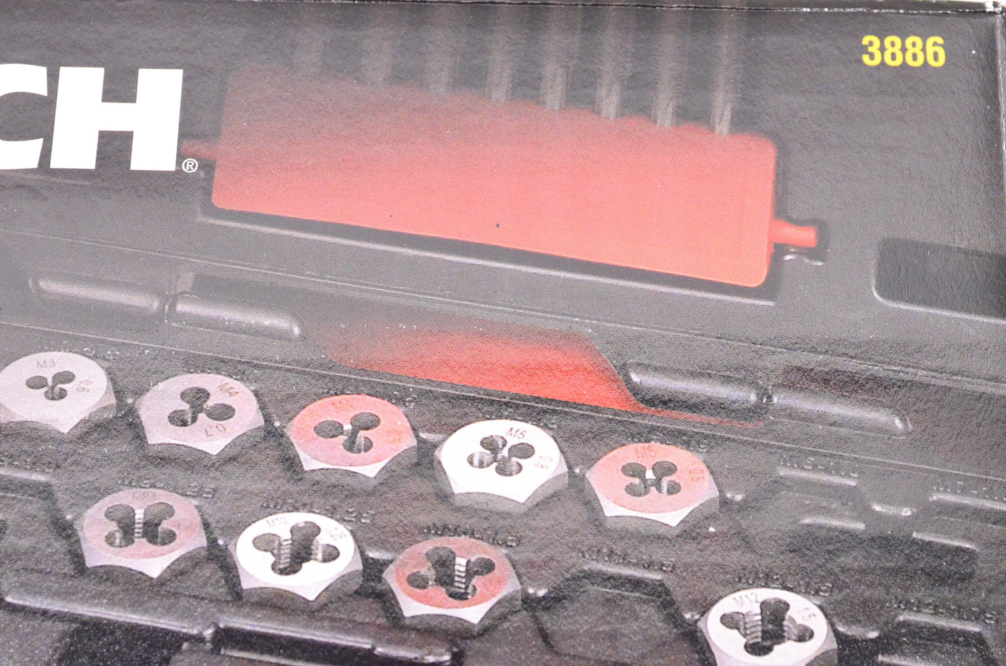 Gear Wrench 3886 40 Pc Metric Tap and Die Drive Tool Kit NOS