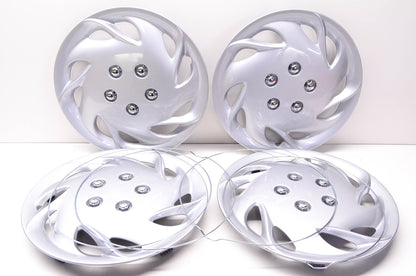 Auto Craft AC223 15" "Turbine" Wheel Cover Kit NOS