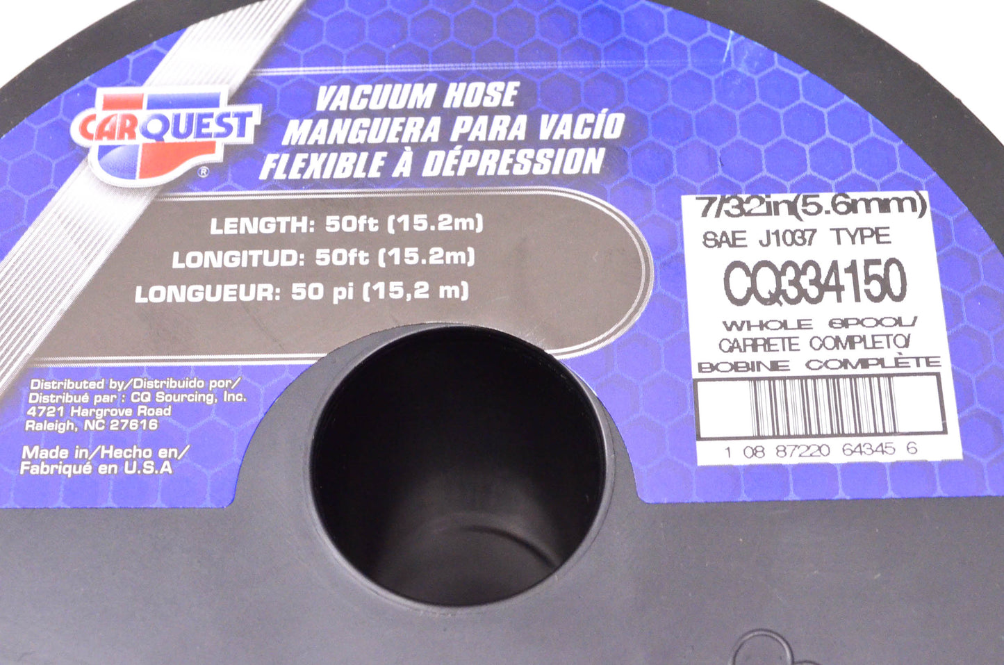 Carquest CQ334150 50' Vacuum Hose 7/32" Diameter NOS