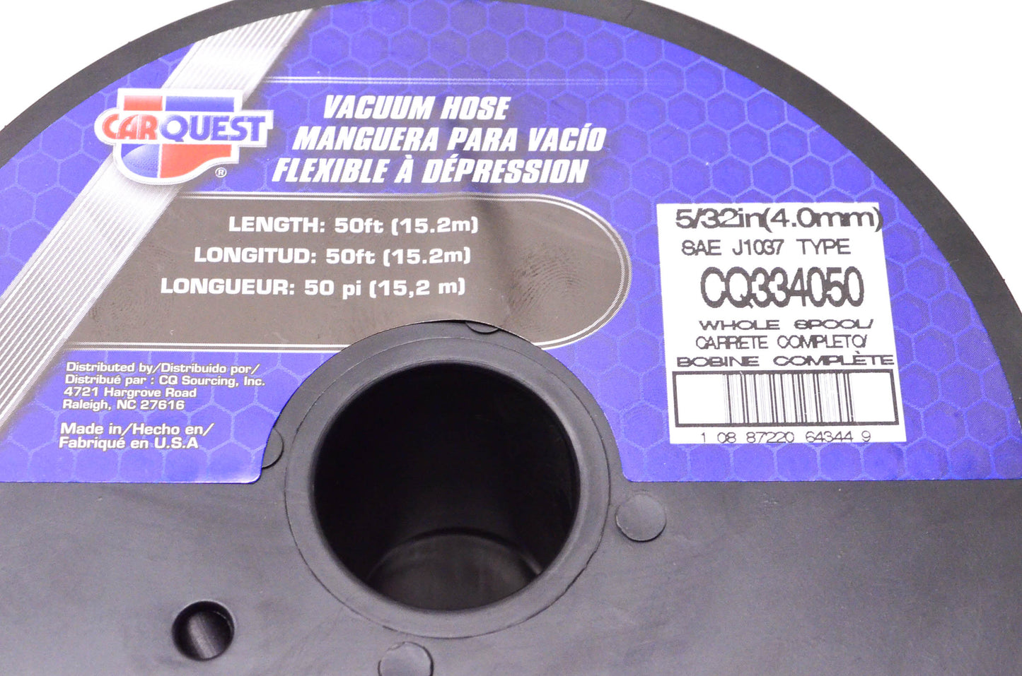 Carquest CQ334050 50' Vacuum Hose 5/32" Diameter NOS