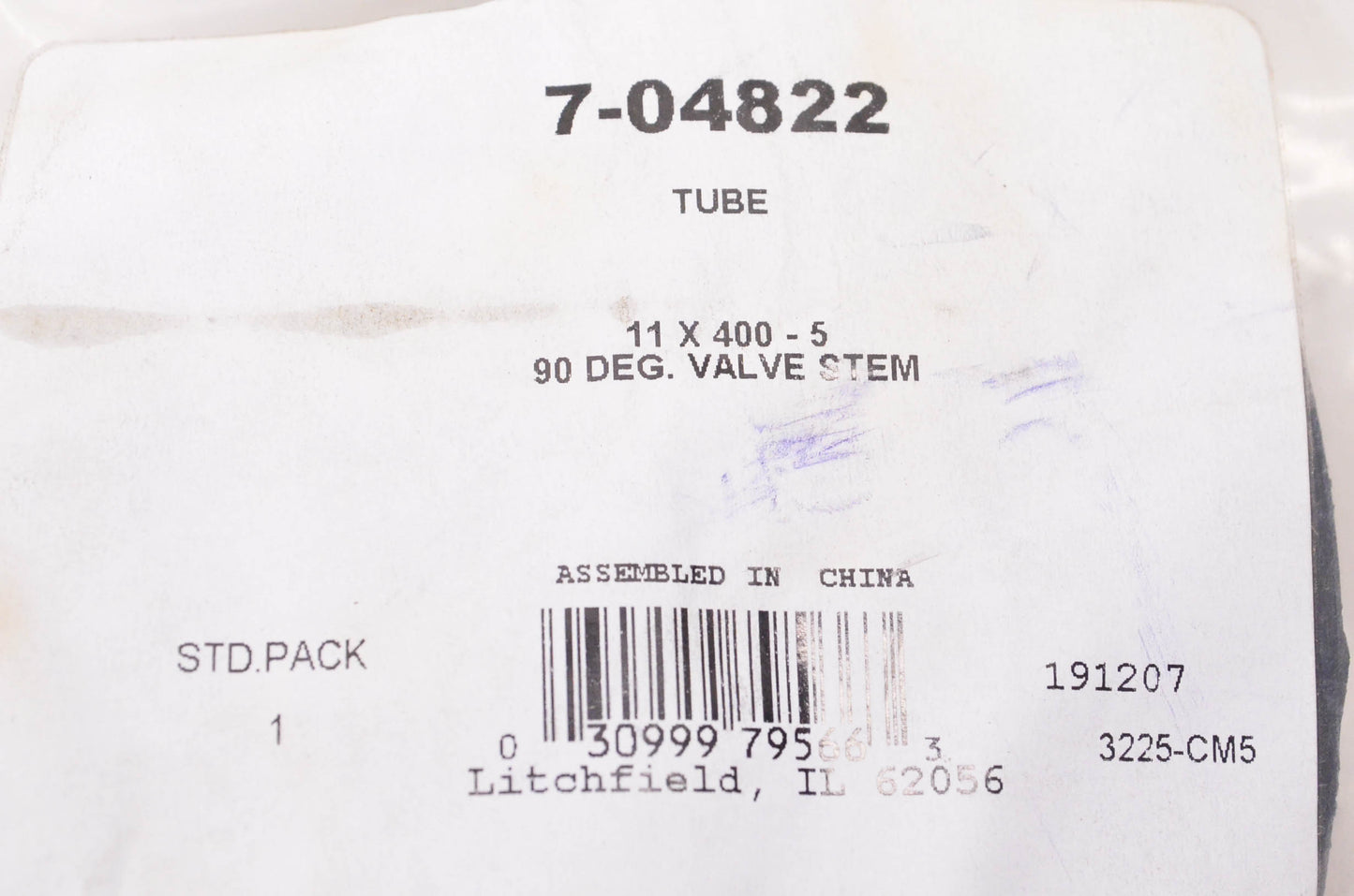Prime Line 7-04822 Tire Tube NOS