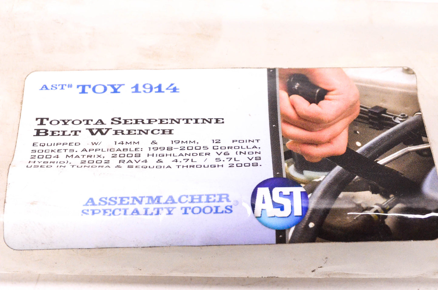 AST TOY1914 Toyota Serpentine Belt Wrench NOS