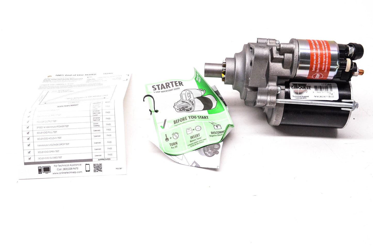 Carquest 17728S Remanufactured Starter NOS