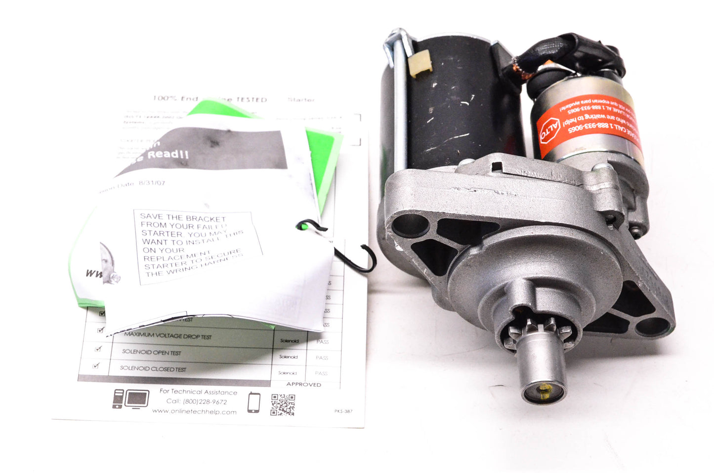 Carquest 17728S Remanufactured Starter NOS