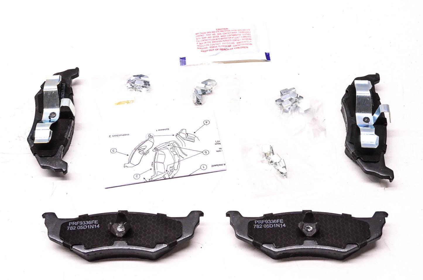 Carquest PMD782H Teq Correct Sem-Metallic Disc Brake Pad Kit NOS