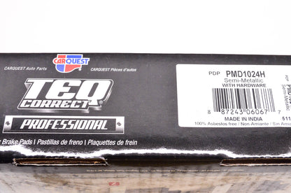Carquest PMD1024H Teq Correct Sem-Metallic Disc Brake Pads NOS