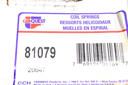 Carquest 81079 Coil Spring Kit NOS