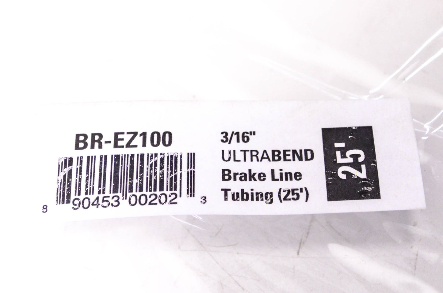 S.U.R.&R. BR-EZ100 3/16" Ultrabend Brake Line Tubing 25' Cut NOS