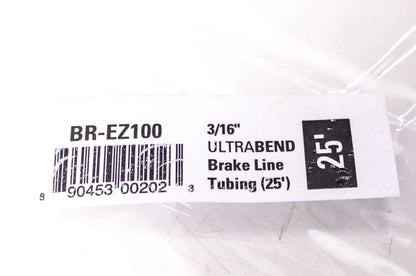 S.U.R.&R. BR-EZ100 3/16" Ultrabend Brake Line Tubing 25' Cut NOS