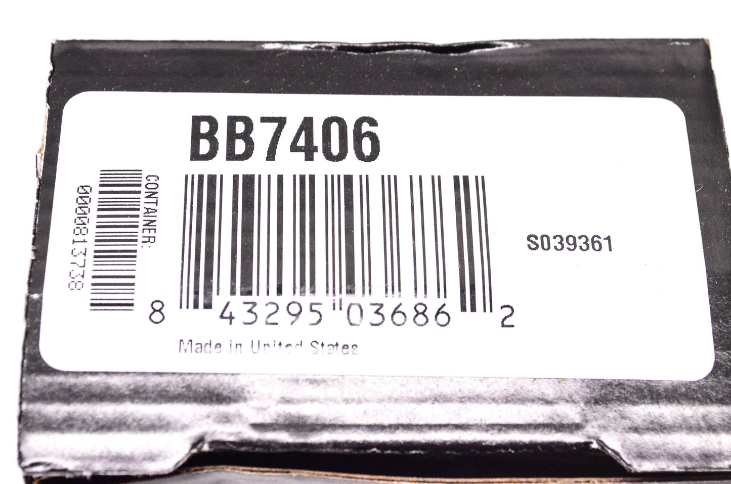MAS BB7406 Sway Bar Frame Bushings Qty 2 NOS