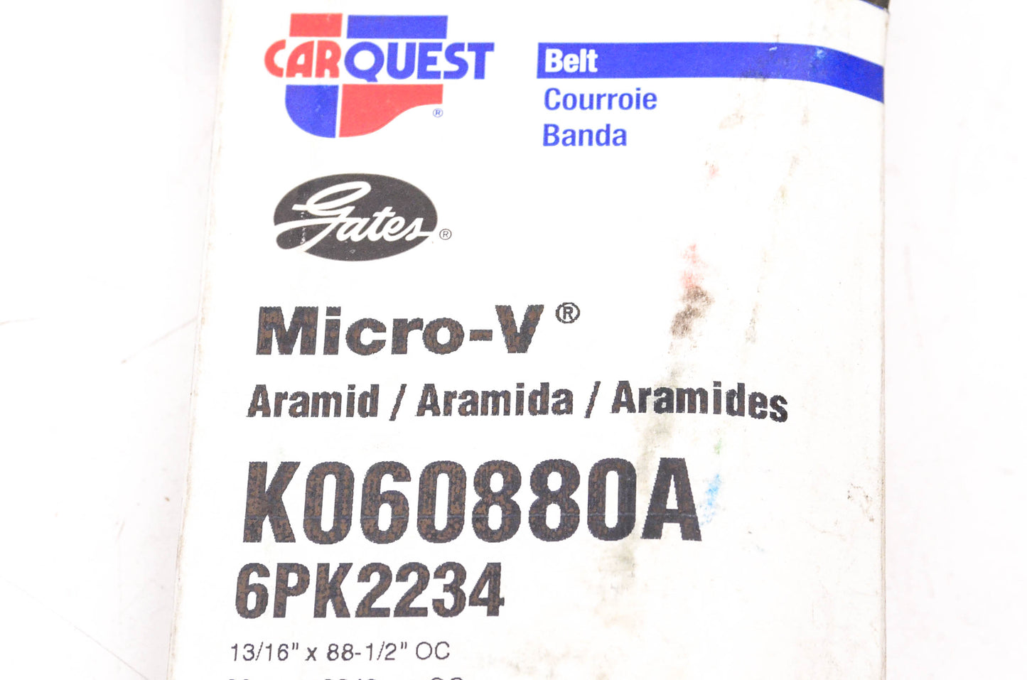 Gates K060880A, 6PK2234 Micro-V Belt NOS