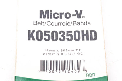 Gates K050350HD Micro-V Belt NOS
