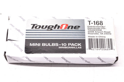Tough1ne T-168 Mini-Bulbs Qty 10 NOS