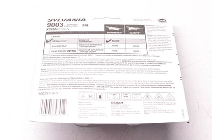 Sylvania 9003XV.BP2 Sylvania XtraVision Headlights Qty 2 NOS