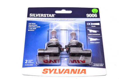 Sylvania 9006ST.BP2 Sylvania Silverstar Headlights Qty 2 NOS