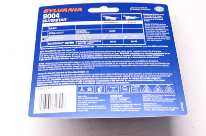 Sylvania 9004ST.BP2 Sylvania Silverstar Headlights Qty 2 NOS