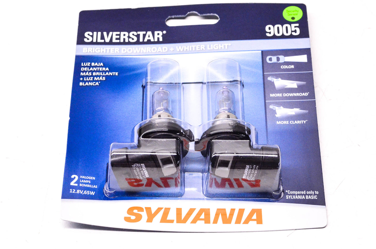 Sylvania 9005ST.BP2 Sylvania Silverstar Headlights Qty 2 NOS