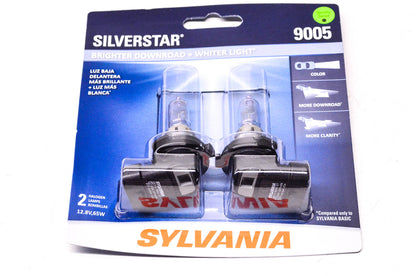 Sylvania 9005ST.BP2 Sylvania Silverstar Headlights Qty 2 NOS